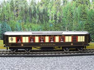 Darstaed O Gauge Kitchen 1st "Maid of Kent" Grey Roof Pullman Coach Lit interior 2/3 Rail Boxed image 8