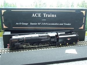Ace Trains O Gauge E28B1 BR Class 9F Loco & Tender "Black Prince" R/N 92203 Electric 2/3 Rail Bxd image 3