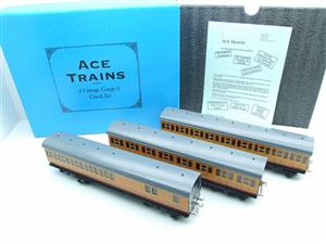 Ace Trains O Gauge C1 "Metropolitan" x3 Coaches Set Boxed image 2