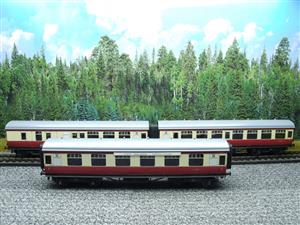 Ace Trains O Gauge C5 BR Mk1 Red & Cream Corridor x3 Coaches Set Boxed image 3