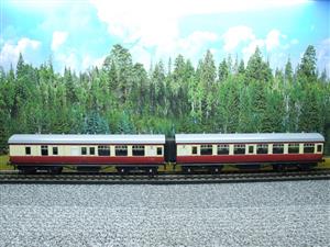 Ace Trains O Gauge C5 BR Mk1 Red & Cream Corridor x3 Coaches Set Boxed image 9