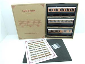 Ace Trains O Gauge C24 LSWR Six Wheeled Passenger Coaches x3 Set Boxed 2/3 Rail Set 6 image 1