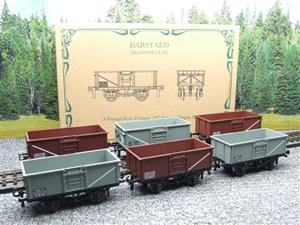 Darstaed O Gauge 16 Ton Mineral Coal Open Wagon Set Mixed x6 Set Bxd image 3