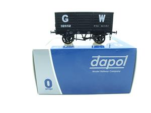 Dapol O gauge 7F-073-007 "GWR" 7 Plank 3 Door Open Wagon R/N 02652 Boxed image 1