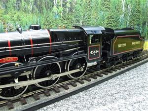 Ace Trains O Gauge E18G British Railways Gloss Lined Black Jubilee Class Loco & FOWLER Tender "HOOD" R/N 45654 Electric 2/3 Rail Bxd image 10