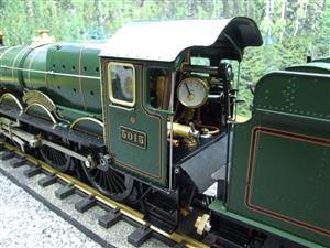 Gauge 1 Aster Great Western GW Castle Class 4-6-0 Loco & Tender "Kingswear Castle" R/N 5015 Live Steam image 6