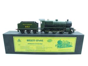 Bassett Lowke O Gauge SR Southern Lined Olive Green Maunsell N Class Mogul Loco & Tender A862 Electric 2/3 Rail Boxed Repaint image 2