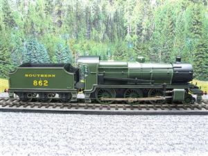 Bassett Lowke O Gauge SR Southern Lined Olive Green Maunsell N Class Mogul Loco & Tender A862 Electric 2/3 Rail Boxed Repaint image 4