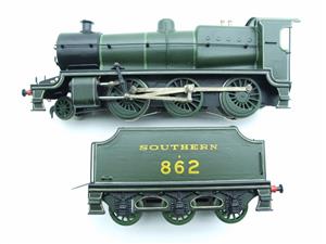 Bassett Lowke O Gauge SR Southern Lined Olive Green Maunsell N Class Mogul Loco & Tender A862 Electric 2/3 Rail Boxed Repaint image 8
