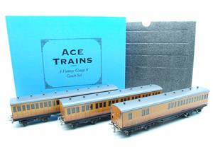 Ace Trains O Gauge C1 "Metropolitan" Passenger x3 Coaches Set 2/3 Rail Boxed image 4