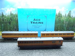 Ace Trains O Gauge C1 "Metropolitan" Passenger x3 Coaches Set 2/3 Rail Boxed image 3