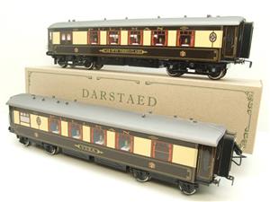 Darstaed O Gauge "Brighton Belle" x5 Pullman Coaches Set Electric 3 Rail White Roofs Edition Set Boxed image 5