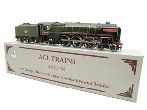 Ace Trains O Gauge E27J, BR Britannia Class "Clive of India" RN 70040, Elec 2/3 Rail Bxd image 3
