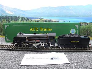 ACE Trains O Gauge E/34-D1 Bulleid SR Wartime Satin Black 4-6-0 "King Arthur" 453 Elec 2/3 Rail Boxed image 3