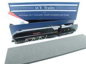 Ace Trains O Gauge E12C1 Streamlined Coronation Pacific LMS Wartime Satin Black "City of Liverpool" R/N 6247 Bxd