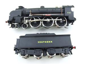 ACE Trains O Gauge E/34-D1 Bulleid SR Wartime Satin Black 4-6-0 "Excalibur" 736 Elec 2/3 Rail Boxed image 7