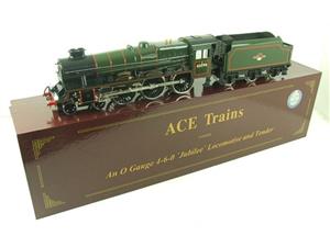 Ace Trains O Gauge E18/E1 BR Green Jubilee Class Loco & Tender "Bahamas" R/N 45596 Electric 2/3 Rail Dbl Chimney Boxed image 4