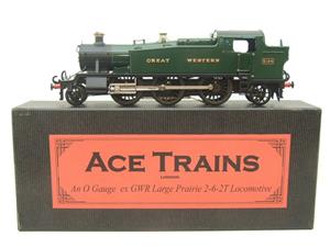 Ace Trains O Gauge E29A GW "Great Western" Green 2-6-2 Prairie Tank Loco R/N 5164 Electric 2/3 Rail