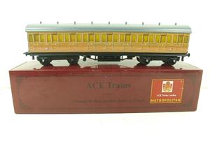 Ace Trains O Gauge C/26M3 LT Metropolitan All 3rd Metropolitan Passenger Coach R/N 465 Boxed