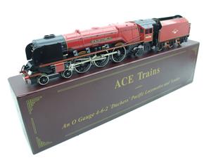 Ace O Gauge Duchess Pacific E12/N BR Red Duchess Class "Sir William A Stanier FRS" R/N 46256 image 3