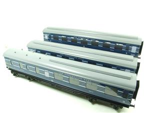 Ace Trains O Gauge C/20-B LMS Blue Coronation Scot x3 Coaches 2/3 Rail, Metal ,Set B Bxd image 2