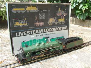 Gauge 1 Aster PLM 231A Pacific 4-6-2 Loco & Tender R/N 6101 Live Steam Bxd