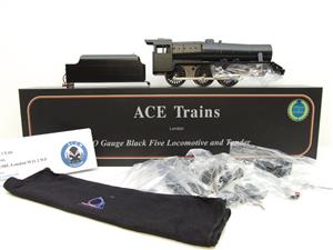 Ace Trains O Gauge KIT Edition E19-K3, Black 5, With Dome & Riveted Tender Loco Kit Form 2/3 Rail Bxd Brand NEW