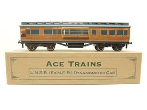 ACE Trains O Gauge LNER Overlay Series by Brian Wright C/8, LNER, “Dynamometer Car” Coach R/N 23591 image 1
