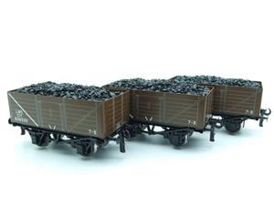 Ace Trains O Gauge G/5 WS13 "LMS Brown" 12T Open Coal Wagons x3 Set 13 Bxd image 9