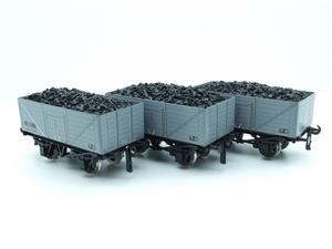 Ace Trains O Gauge G/5 WS12 "BR Grey" 12T Open Coal Wagons x3 Set 12 Bxd image 8