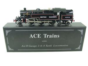 Ace Trains O Gauge E8 "British Railway" 3 Cyl Stanier 2-6-4 Tank Loco R/N 42510 Elec 2/3 Rail Bxd image 1