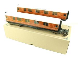Ace Trains O Gauge C6 LNER Teak Style Articulated Sleepers Sleeping Coaches x2 Set Boxed image 4