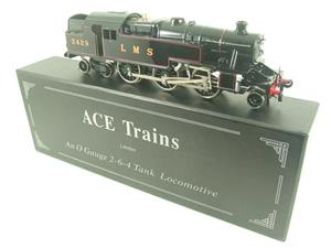 Ace Trains O Gauge E/8 LMS Gloss Black Stanier Tank Loco R/N 2429 Elec 2/3 Rail Bxd image 2