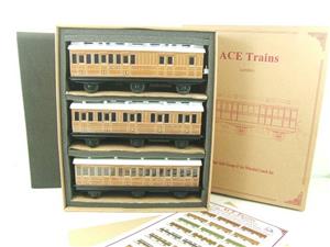 Ace Trains O Gauge C24 LNER Six Wheel White Clerestory Roof Clemenson x3 Coaches Set 2 Bxd image 1