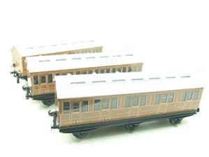 Ace Trains O Gauge C24 LNER Six Wheel White Clerestory Roof Clemenson x3 Coaches Set 2 Bxd image 3