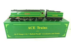 Ace Trains O Gauge E9 Bulleid Pacific SR "Westward Ho" R/N 21C136 Electric 2/3 Rail image 1