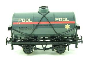 Ace Trains O Gauge G1 Four Wheel Grey "Pool" Fuel Tanker Wagon Tinplate image 1