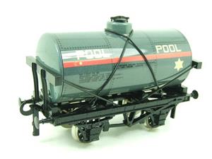Ace Trains O Gauge G1 Four Wheel Grey "Pool" Fuel Tanker Wagon Tinplate image 2