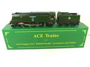 Ace Trains O Gauge E9S1 Bulleid Pacific BR "Sir Winston Churchill" R/N 34051 Elec 2/3 Rail Boxed image 1