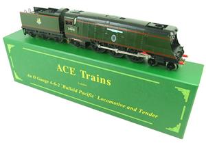 Ace Trains O Gauge E9S1 Bulleid Pacific BR "Sir Winston Churchill" R/N 34051 Elec 2/3 Rail Boxed image 2