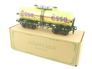 Darstaed O Gauge Bogie Tanker "Esso" Pre War Livery 2/3 Rail Running Boxed image 3