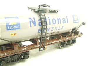 Darstaed O Gauge Bogie Tanker "National Benzole" Post War Livery 2/3 Rail Running Boxed image 6