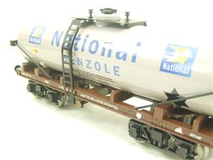 Darstaed O Gauge Bogie Tanker "National Benzole" Post War Livery 2/3 Rail Running Boxed image 8