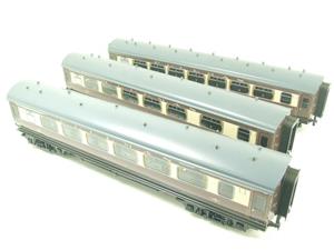 Ace Trains O Gauge C14 BR MK 1 Pullman Coaches x3 Set A Bxd 2/3 Rail Grey Roofs image 2