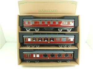 Darstaed O Gauge LMS Period 2 Corridor Coaches x3 Boxed 2/3 Rail Set B image 1