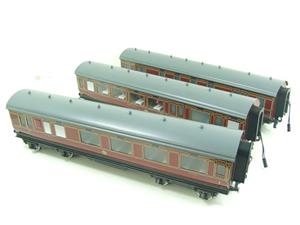 Darstaed O Gauge LMS Period 2 Corridor Coaches x3 Boxed 2/3 Rail Set B image 2