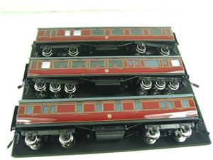 Darstaed O Gauge LMS Period 2 Corridor Coaches x3 Boxed 2/3 Rail Set B image 8