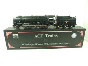 Ace Trains O Gauge E28H1 BR Class 9F Loco & Tender R/N 92223 Elec 2/3 Rail Bxd image 1