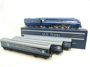 Ace Trains E12A Coronation Pacific LMS Blue "Coronatiion" & x6 Coaches Set" Electric 2/3 Rail image 4