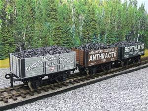 Ace Trains O Gauge G/5 WS1 Private Owner "South Wales" Coal Wagons x3 Set 1 Bxd image 3